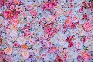 fundo de flores rosas foto
