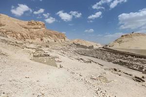 vila de deir el-medina em luxor, egito foto