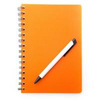 caderno e caneta