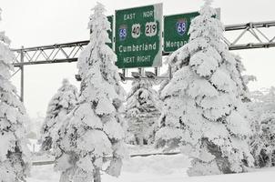 país das maravilhas congelado na Pensilvânia foto