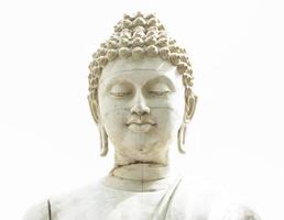 rosto de Buda antigo, ayutthaya, tailândia foto