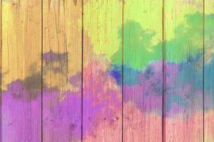 pastel colorido abstrato com gradiente multicolorido tonificado texturizado em fundo de madeira, design gráfico de ideias para web design ou banner foto