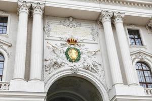 palácio de hofburg em viena, áustria foto