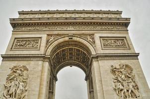 arco do triunfo etoile em paris foto