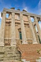 fórum romano em roma, itália foto