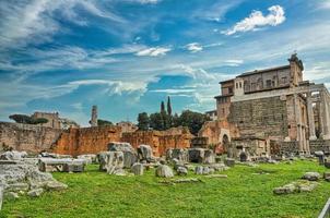 fórum romano em roma, itália foto