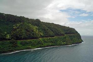 estrada para hana maui havaí foto