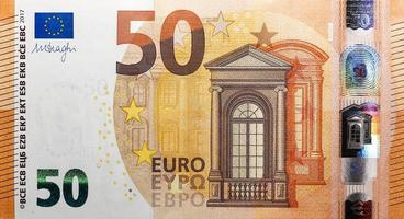 nota de cinquenta euros foto