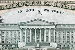 reverter dólares americanos de papel-moeda foto