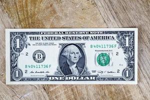 um dólar americano foto