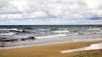 Seascape no mar Báltico foto