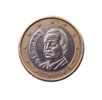 moeda no valor de um euro foto