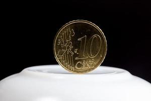 dez centavos de euro foto