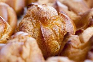 biscoitos de creme de ar feitos em tamanhos pequenos foto