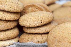 biscoitos de aveia não muito ricos em calorias foto