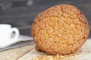 biscoitos de aveia, close-up foto