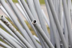 tubos de metal de ferro foto