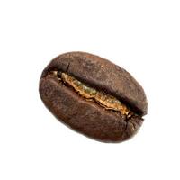 close-up de grãos de café torrados foto