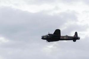 Shoreham-by-Sea, West Sussex, Reino Unido, 2014. Avro Lancaster Bomber foto