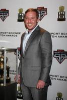 los angeles, 9 de fevereiro - matt prater no espn sport science newton awards no sport science studio em 9 de fevereiro de 2014 em burbank, ca foto