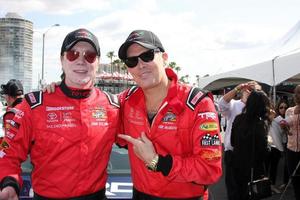 los angeles, 7 de fevereiro - john rzeznik, mark mcgrath no toyota grand prix de long beach pro celebridade race day press day no grand prix composto em 7 de abril de 2015 em long beach, ca foto