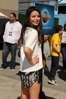 los angeles, 11 de abril - miranda cosgrove no desprezível me minion mayhem e super bobo divertido land no universal studios hollywood em 11 de abril de 2014 na cidade universal, ca foto