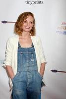 los angeles, 19 de fevereiro - jayma mays no milk bookies sexta celebração anual da história no skirball center em 19 de abril de 2015 em los angeles, ca foto