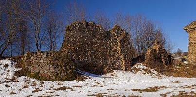 ruínas da fortaleza de perto foto