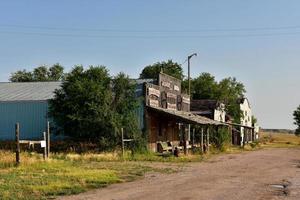 restos de uma cidade fantasma na cênica dakota do sul foto