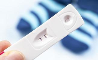 teste de gravidez positivo