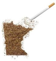 cigarro e tabaco em forma de minnesota (série) foto