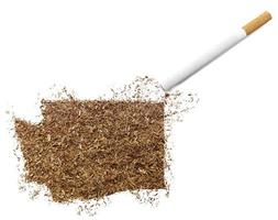 cigarro e tabaco em forma de washington (série)