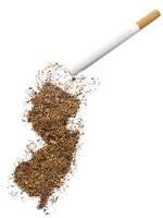 cigarro e tabaco em forma de Nova Jersey (série) foto