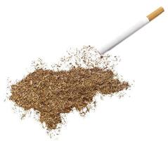 cigarro e tabaco em forma de honduras (série) foto
