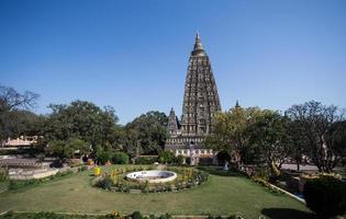 templo mahabodhi, bodh gaya, índia foto