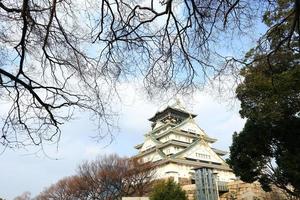 Castelo de Osaka em Osaka, Japão foto