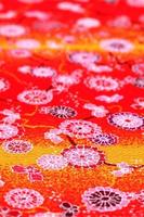 padrão japonês de tecido quimono foto