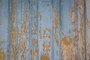 imagem de textura de madeira velha marrom e azul foto