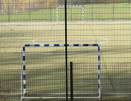 portões de futebol, close-up foto