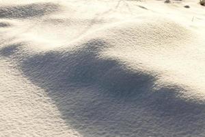 fenômenos naturais associados à temporada de inverno, clima gelado pós-neve foto