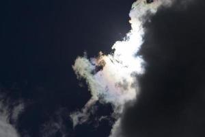 parte translúcida das nuvens foto