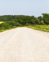 estrada de areia, verão foto