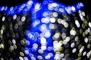 formas abstratas de luz bokeh foto