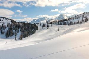 paisagem de inverno austríaca foto