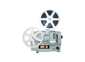 projetor de filme e bobinas foto