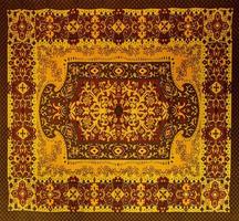 ornamentos de padrão sem emenda folclórico romeno. bordado tradicional romeno. design de textura étnica. design de tapete tradicional. enfeites de tapete. design de tapete rústico. foto