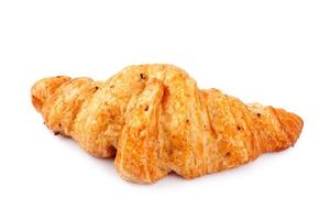 croissant em fundo branco foto