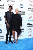 los angeles, 19 de maio - wiz khalifa, amber rose chega ao billboard music awards 2013 no mgm grand garden arena em 19 de maio de 2013 em las vegas, nv foto