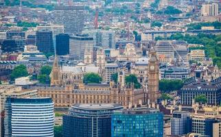 hdr vista aérea de londres foto