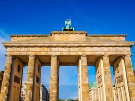 hdr brandenburger tor berlim foto